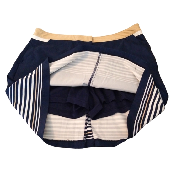 Izod Navy and Tan Athletic Performex Skort - Picture 2 of 3